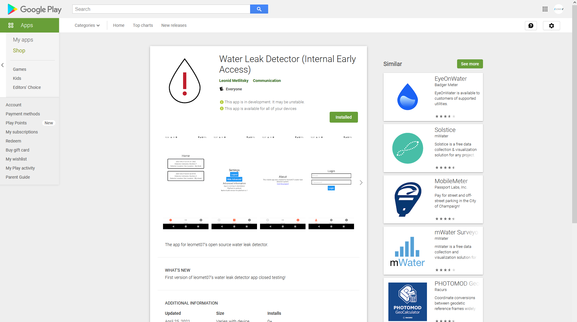 Water Leak Detector Image